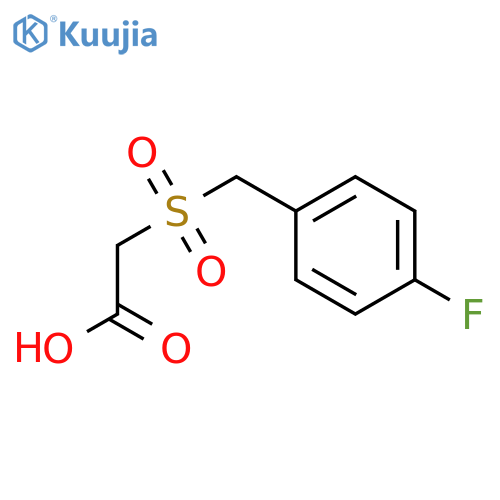 (4-Fluorobenzyl)sulfonyl Acetic Acid structure