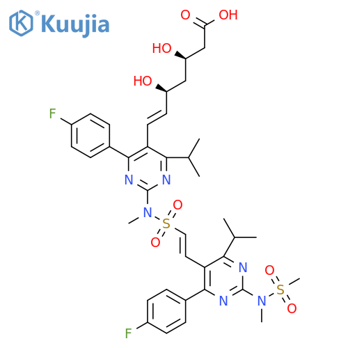 S-Demethyl (E)-S-4-(4-Fluorophenyl)-6-isopropyl-2-(N-methylmethylsulfonamido)pyrimidin-5-ethenyl Rosuvastatin structure
