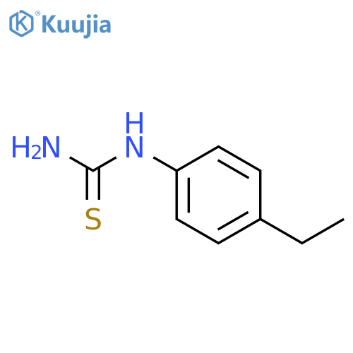 1-(4-Ethylphenyl)-2-thiourea structure