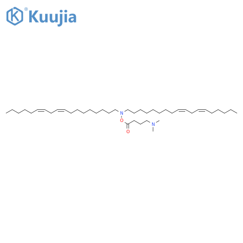 Butanoic acid, 4-(dimethylamino)-, di-(9Z,12Z)-9,12-octadecadien-1-ylazanyl ester structure