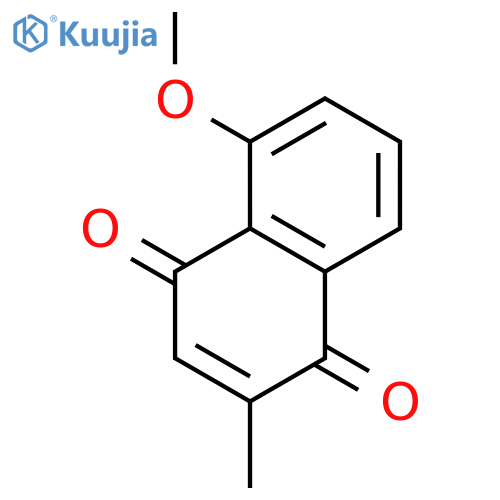 5-Methoxy-2-methyl-1,4-naphthoquinone structure