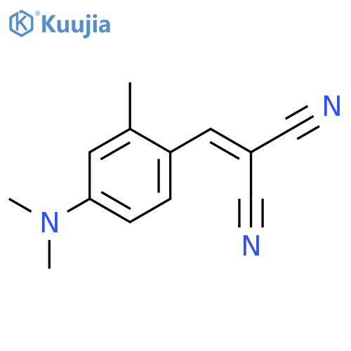 {[4-(Dimethylamino)-2-methylphenyl]methylidene}propanedinitrile structure