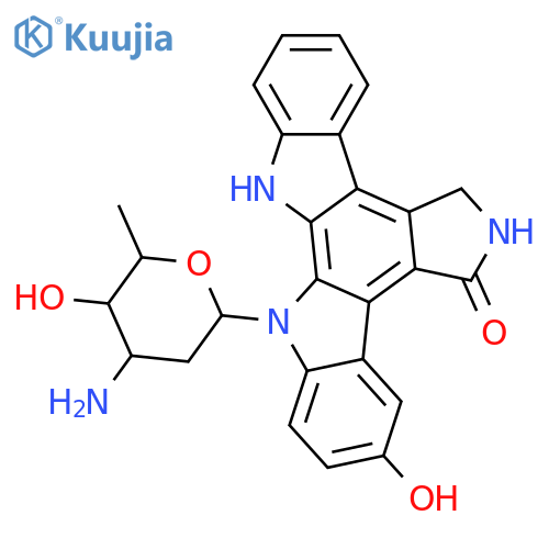 Staurosporinone; 3-Hydroxy, N13-(3-amino-2,3,6-trideoxy-α-L-ribo-hexopyranosyl) structure