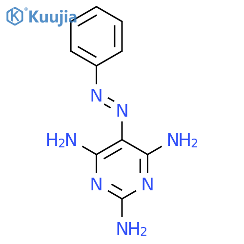 2,4,6-Pyrimidinetriamine,5-(2-phenyldiazenyl)- structure