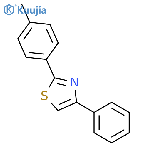 4-Phenyl-2-(p-tolyl)thiazole structure