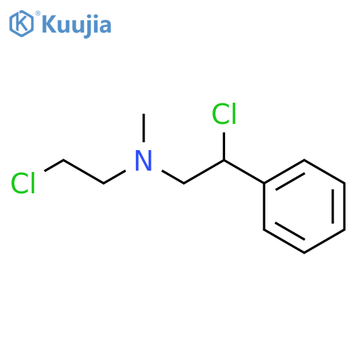 2-Chloro-N-(2-chloroethyl)-N-methyl-2-phenylethanamine structure