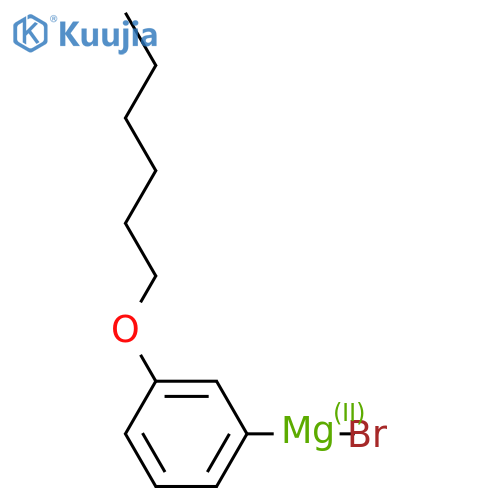 3-n-Hexyloxyphenylmagnesium bromide, 0.5M in 2-MeTHF structure