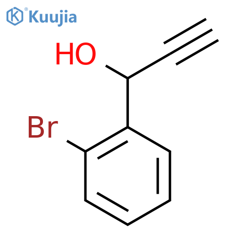 Benzenemethanol, 2-bromo-a-ethynyl- structure