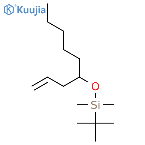 Silane, (1,1-dimethylethyl)dimethyl[[1-(2-propenyl)hexyl]oxy]- structure