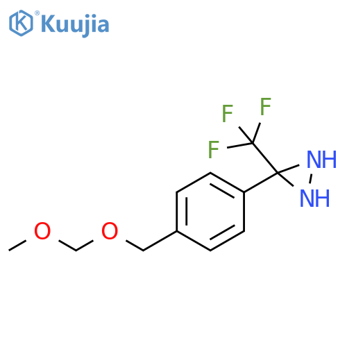 3-[4-[(Methoxymethoxy)methyl]phenyl]-3-(trifluoromethyl)diaziridine structure