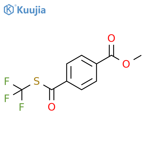 methyl 4-(((trifluoromethyl)thio)carbonyl)benzoate structure