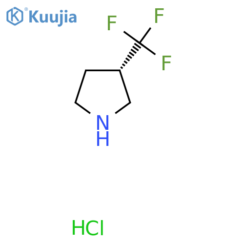 (3S)-3-(trifluoromethyl)pyrrolidine hydrochloride structure