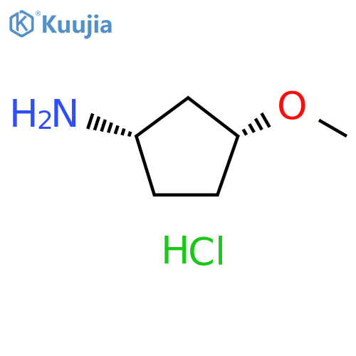 (1S,3R)-3-methoxycyclopentanamine;hydrochloride structure