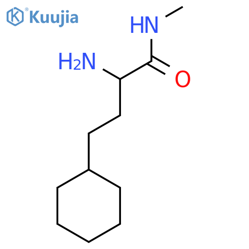 2-Amino-4-cyclohexyl-N-methylbutanamide structure