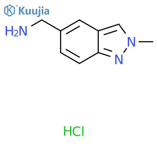 (2-methylindazol-5-yl)methanamine;hydrochloride structure