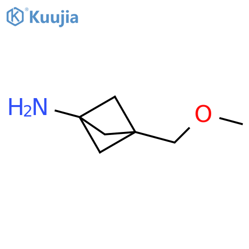 3-(methoxymethyl)bicyclo1.1.1pentan-1-amine structure