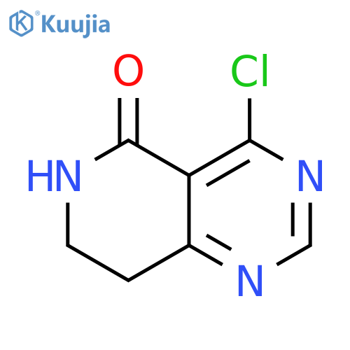 4-chloro-5H,6H,7H,8H-pyrido[4,3-d]pyrimidin-5-one structure