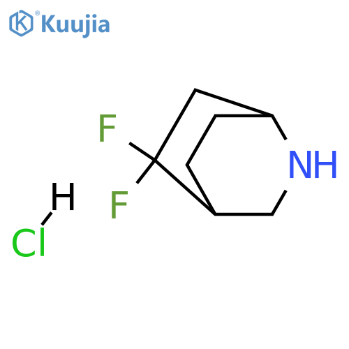5,5-difluoro-2-azabicyclo[2.2.2]octane hydrochloride structure