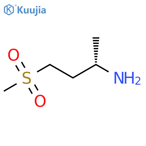 (2S)-4-methanesulfonylbutan-2-amine structure