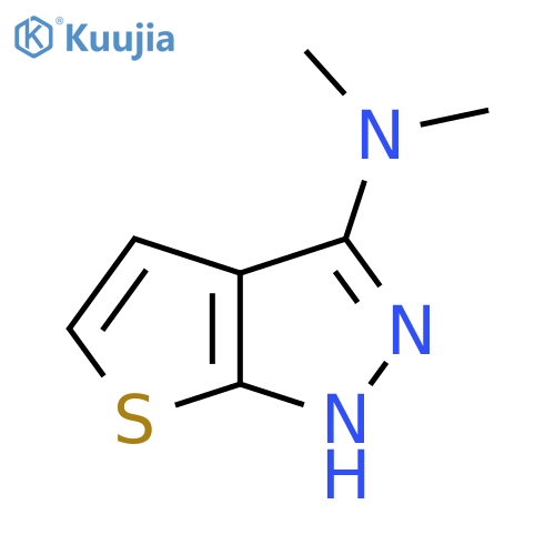 N,N-Dimethyl-1H-thieno[2,3-c]pyrazol-3-amine structure