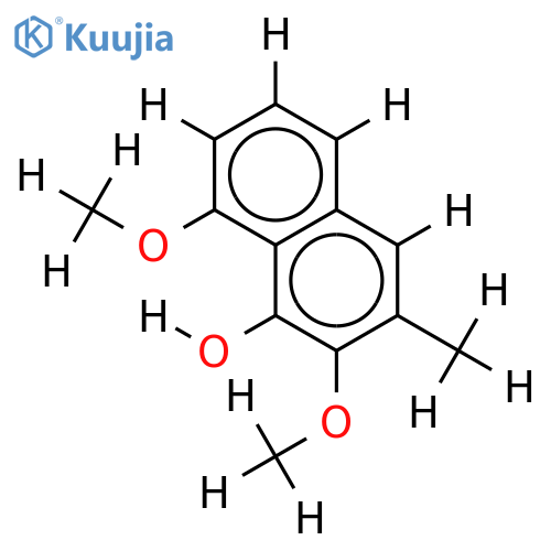 2,8-Dimethoxy-3-methyl-naphthol-(1) structure