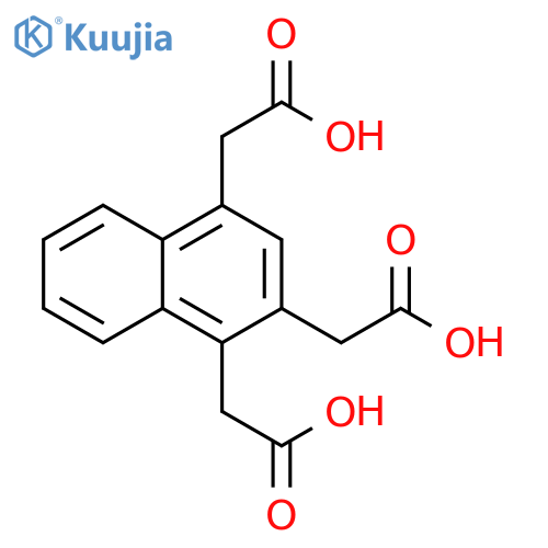 1,2,4-Naphthalenetriacetic acid structure
