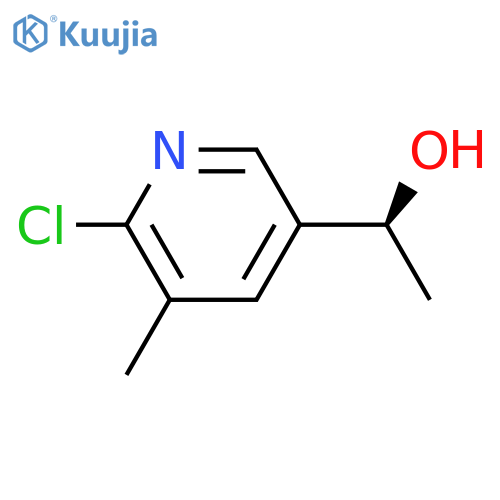 (S)-1-(6-Chloro-5-methylpyridin-3-yl)ethan-1-ol structure