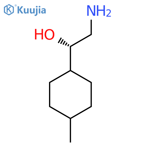 (1S)-2-amino-1-(4-methylcyclohexyl)ethan-1-ol structure