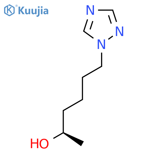 (2R)-6-(1H-1,2,4-triazol-1-yl)hexan-2-ol structure