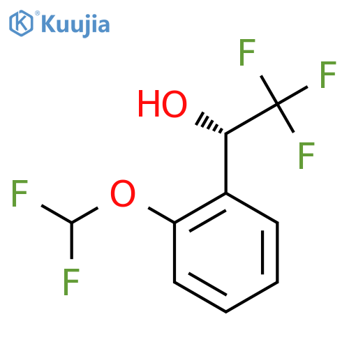 (1S)-1-2-(difluoromethoxy)phenyl-2,2,2-trifluoroethan-1-ol structure