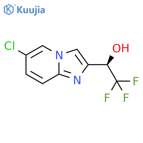 (1R)-1-{6-chloroimidazo1,2-apyridin-2-yl}-2,2,2-trifluoroethan-1-ol structure