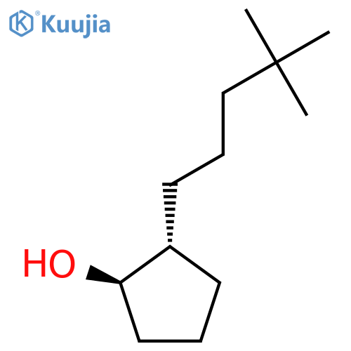 rac-(1R,2R)-2-(4,4-dimethylpentyl)cyclopentan-1-ol structure