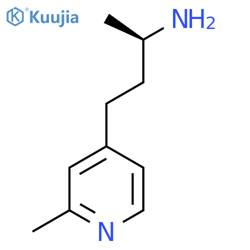 (2R)-4-(2-methylpyridin-4-yl)butan-2-amine structure