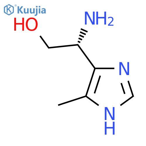(2R)-2-amino-2-(4-methyl-1H-imidazol-5-yl)ethan-1-ol structure