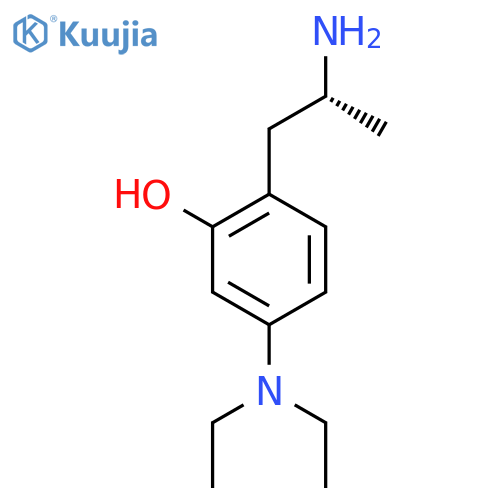 2-(2R)-2-aminopropyl-5-(diethylamino)phenol structure
