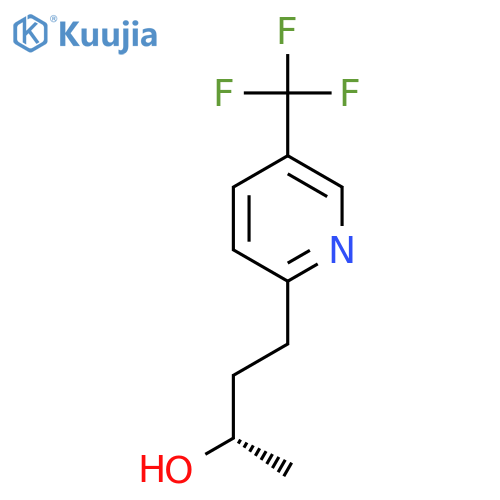 (2S)-4-5-(trifluoromethyl)pyridin-2-ylbutan-2-ol structure