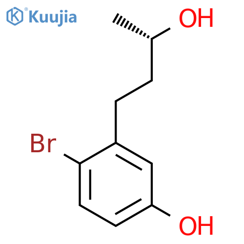 4-bromo-3-(3S)-3-hydroxybutylphenol structure
