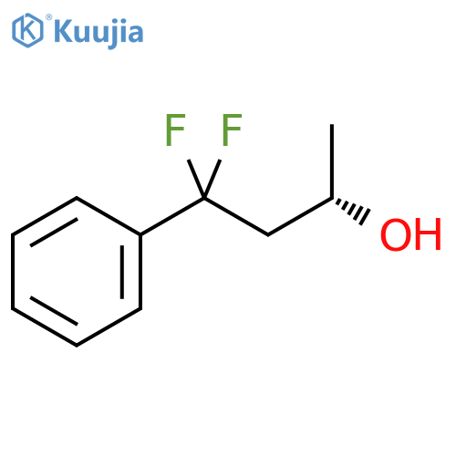 (2S)-4,4-difluoro-4-phenylbutan-2-ol structure