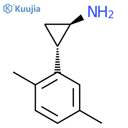 rac-(1R,2S)-2-(2,5-dimethylphenyl)cyclopropan-1-amine structure