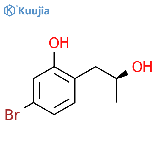 5-bromo-2-(2S)-2-hydroxypropylphenol structure