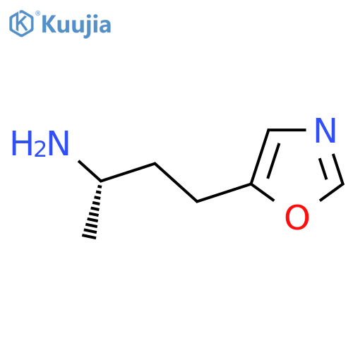 (2S)-4-(1,3-oxazol-5-yl)butan-2-amine structure