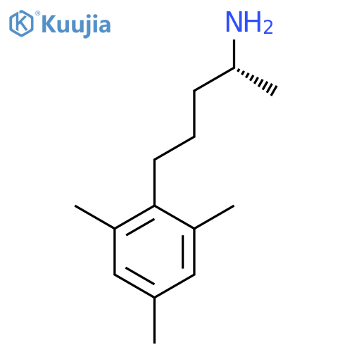 (2R)-5-(2,4,6-trimethylphenyl)pentan-2-amine structure