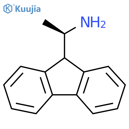 (1R)-1-(9H-fluoren-9-yl)ethan-1-amine structure