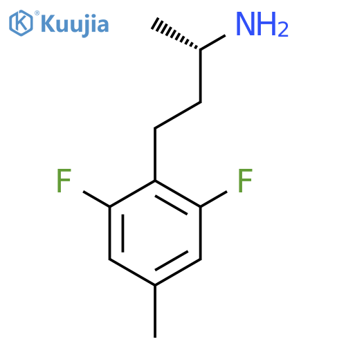 (2S)-4-(2,6-difluoro-4-methylphenyl)butan-2-amine structure