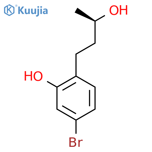 5-bromo-2-[(3R)-3-hydroxybutyl]phenol structure