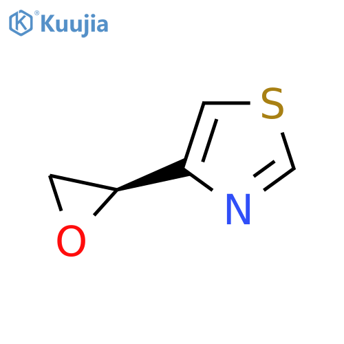 4-(2R)-oxiran-2-yl-1,3-thiazole structure