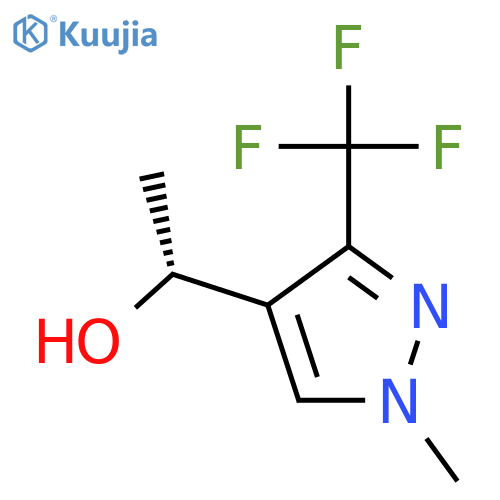 (1R)-1-1-methyl-3-(trifluoromethyl)-1H-pyrazol-4-ylethan-1-ol structure