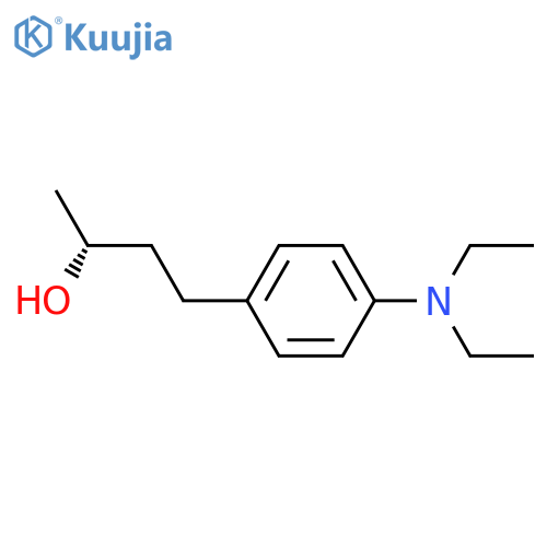 (2R)-4-4-(diethylamino)phenylbutan-2-ol structure