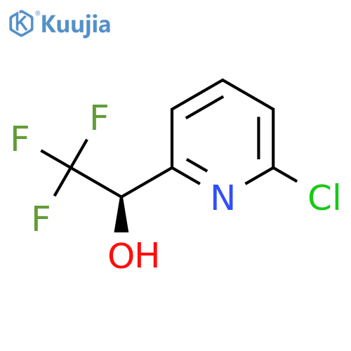 (1R)-1-(6-chloropyridin-2-yl)-2,2,2-trifluoroethan-1-ol structure
