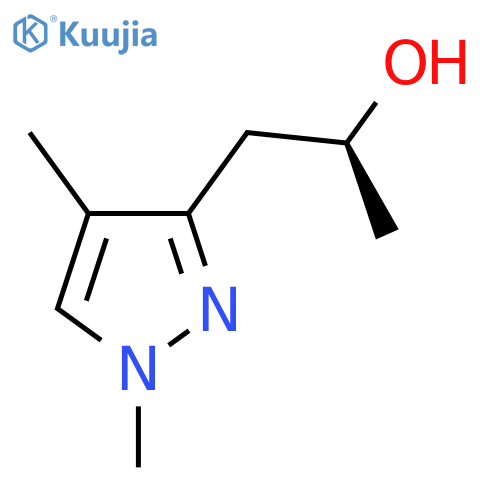 (2S)-1-(1,4-dimethyl-1H-pyrazol-3-yl)propan-2-ol structure